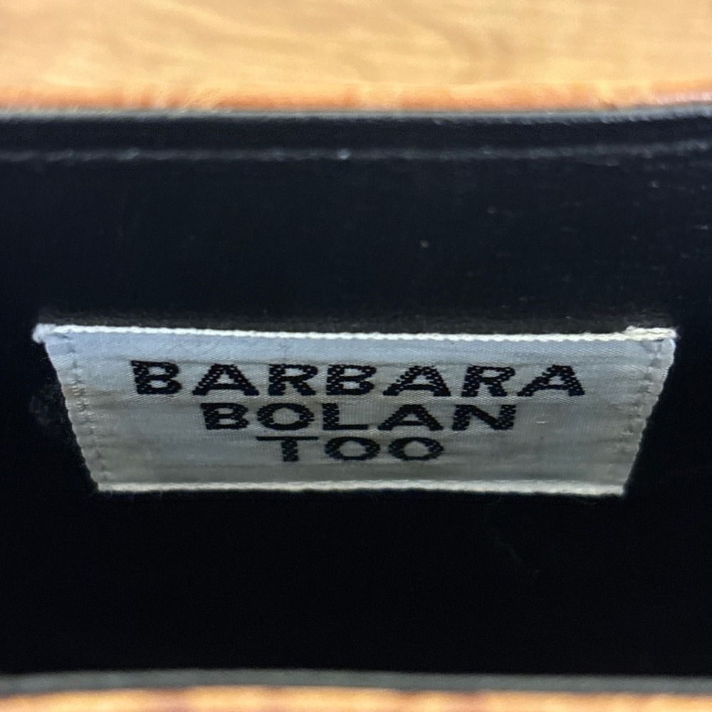 BARBARA BOLAN TOO 1980s Vintage Crocodile Sling Bag Cognac Brown Women Small - Picture 3 of 12